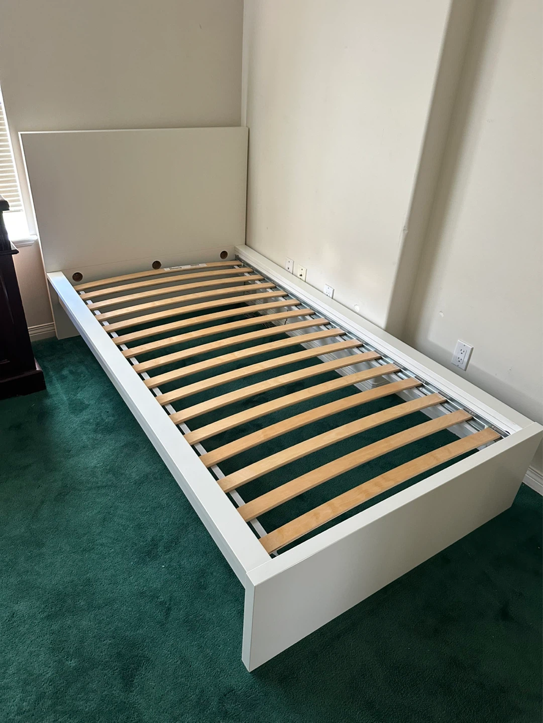 Ikea white malm bed frame *Free delivery