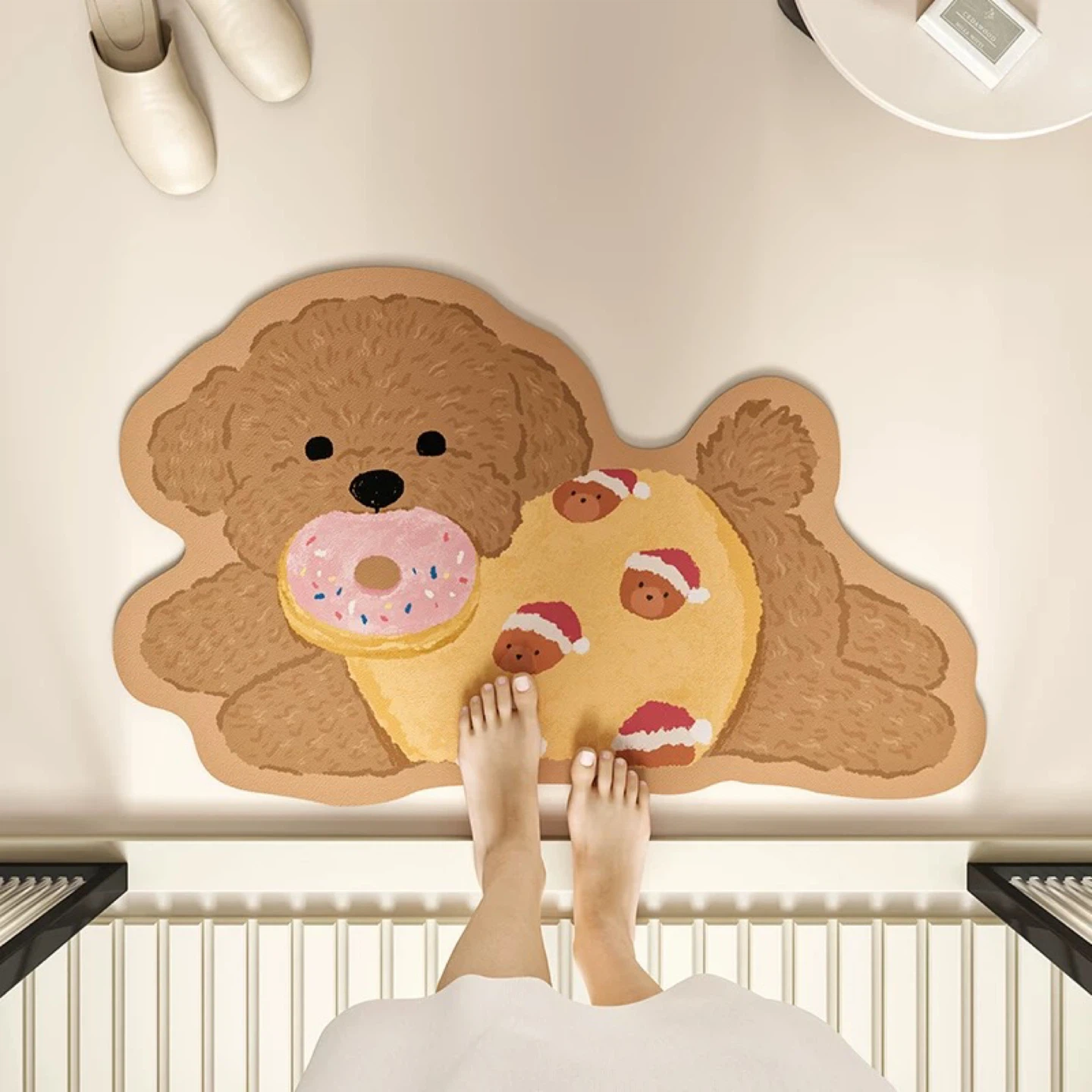 Cute Puppy Bath Mat