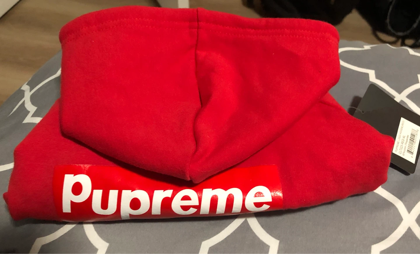 Pupreme Red Dog Hoodie M New With Tags - photo 4