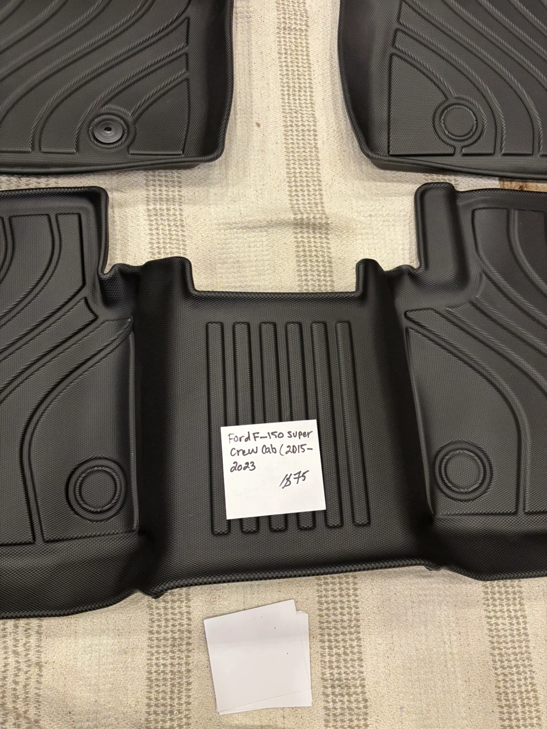 All Weather Floor Mats for Ford F-150 Super Crew Cab - photo 2
