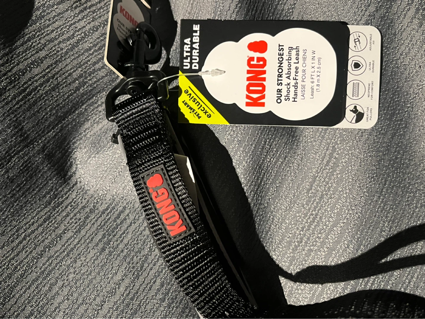 KONG Ultra Durable Shock Absorbing Hands-Free Dog Leash