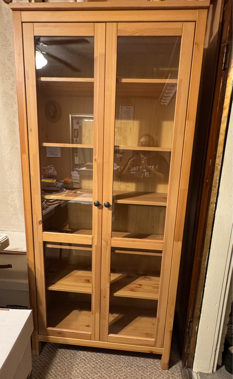 Wooden Glass Door Display Cabinet - photo 2