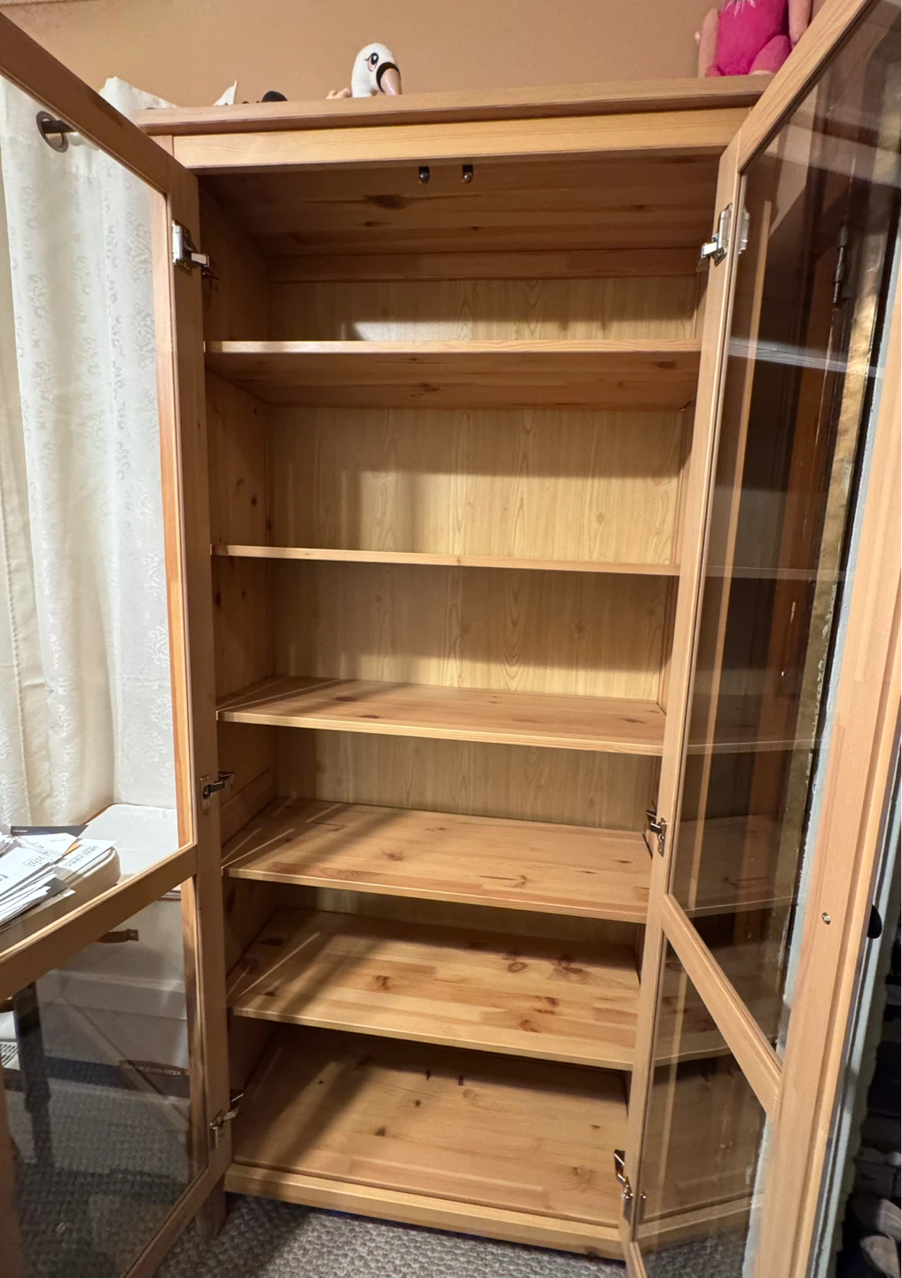 Wooden Glass Door Display Cabinet - photo 5