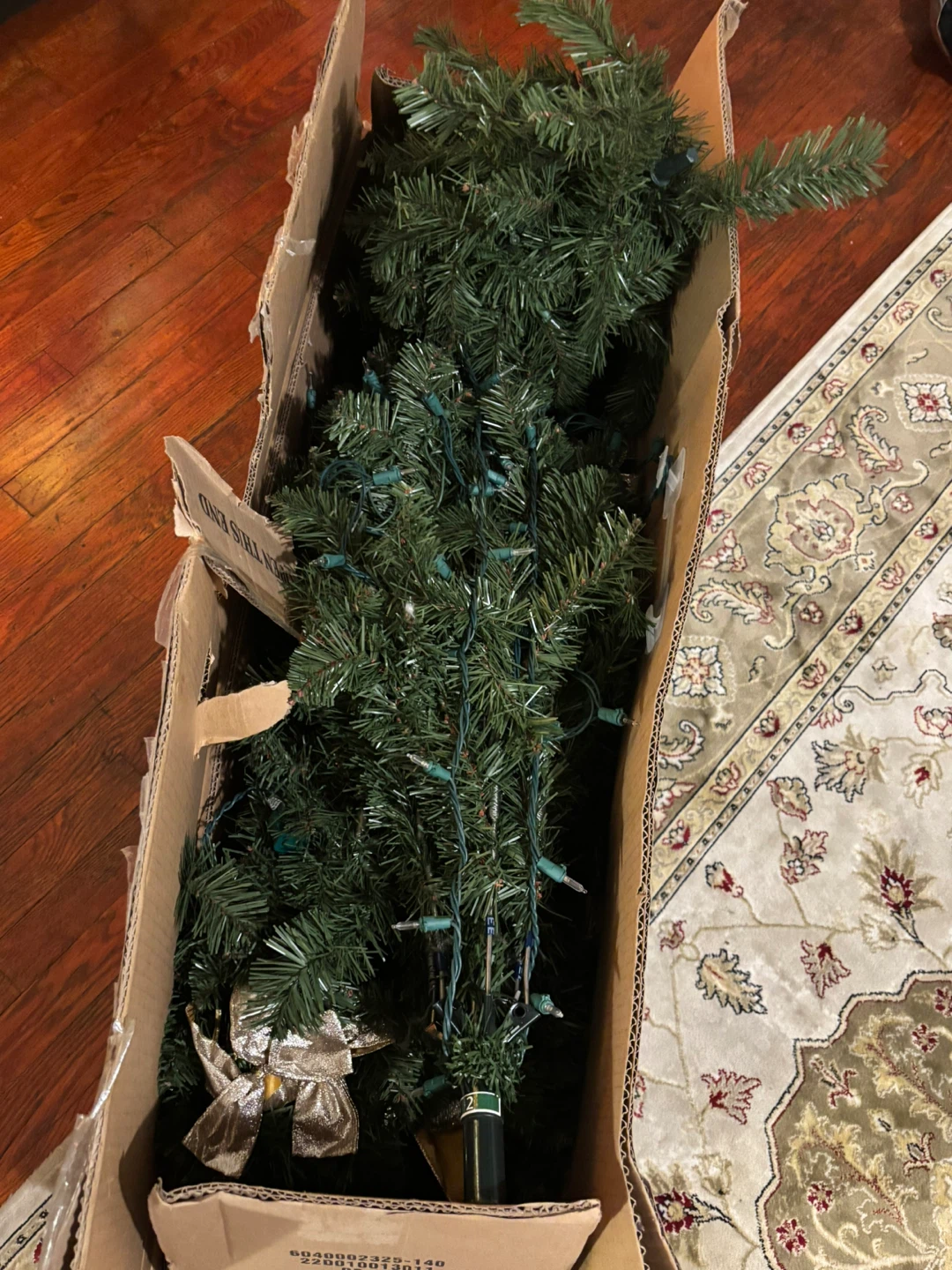 7' Wondershop Alberta Spruce Pre-Lit Artificial Christmas Tree - photo 3