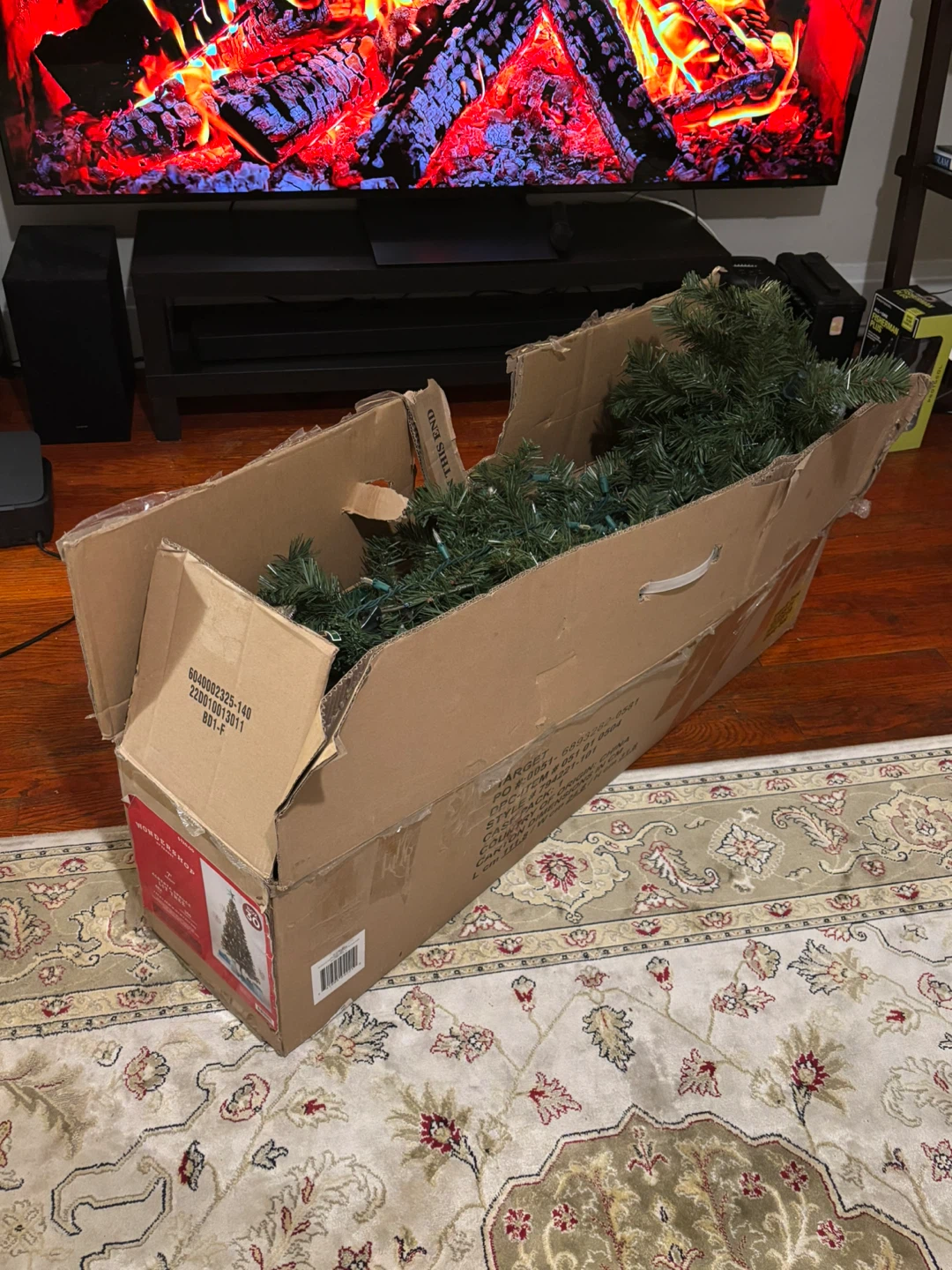 7' Wondershop Alberta Spruce Pre-Lit Artificial Christmas Tree - photo 4