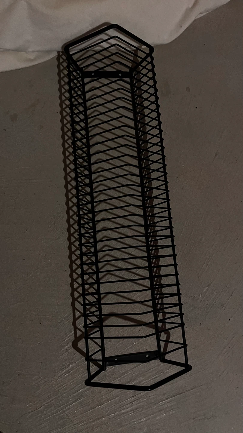 Black Wire CD Storage Rack - photo 2