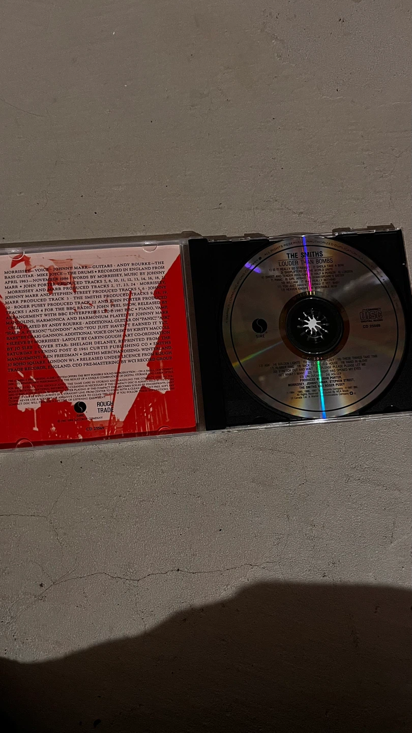 The Smiths Louder Than Bombs CD - photo 2