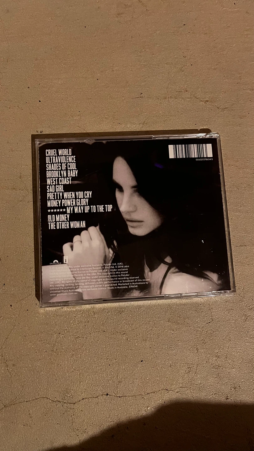Lana Del Rey Ultraviolence CD - photo 3