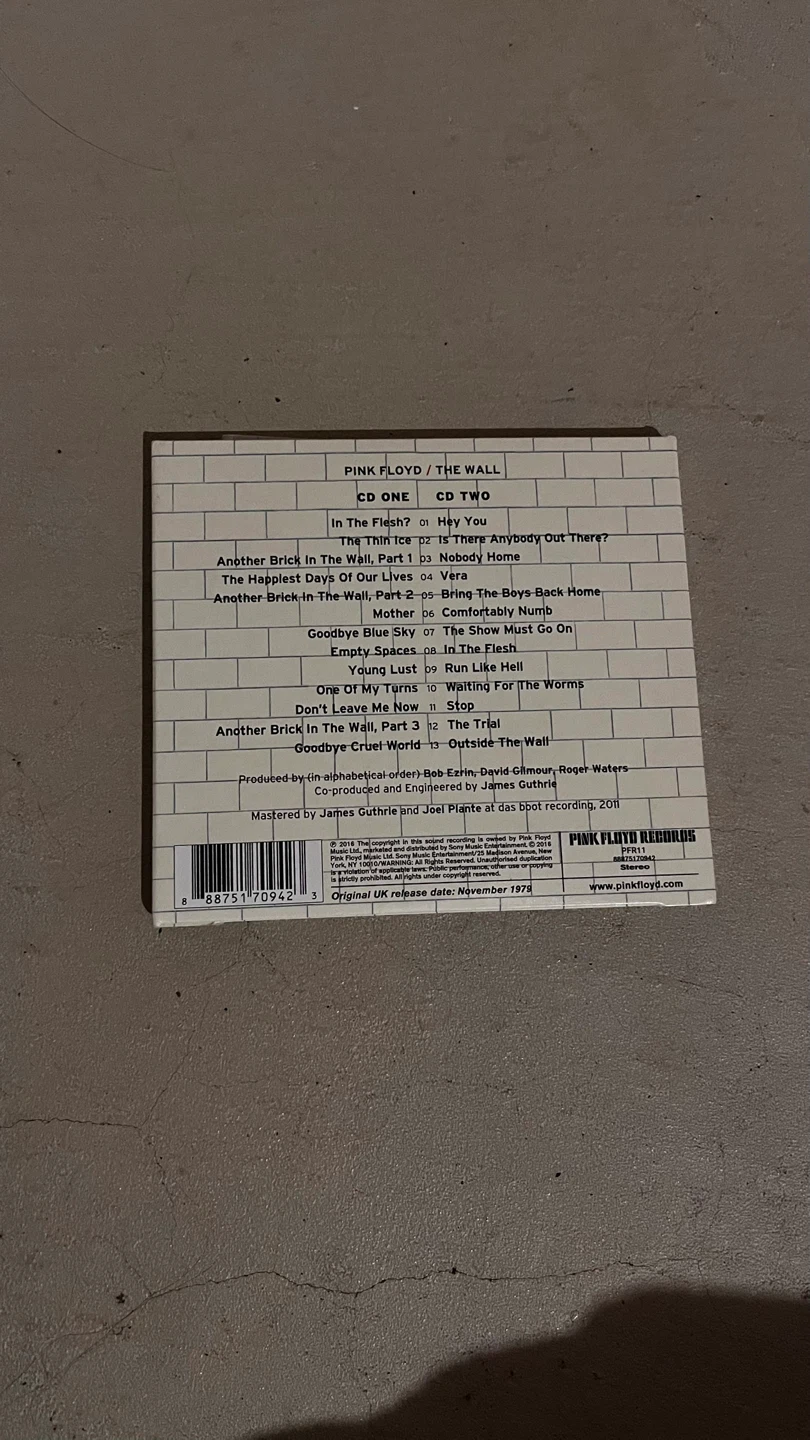 Pink Floyd The Wall CD Set - photo 4