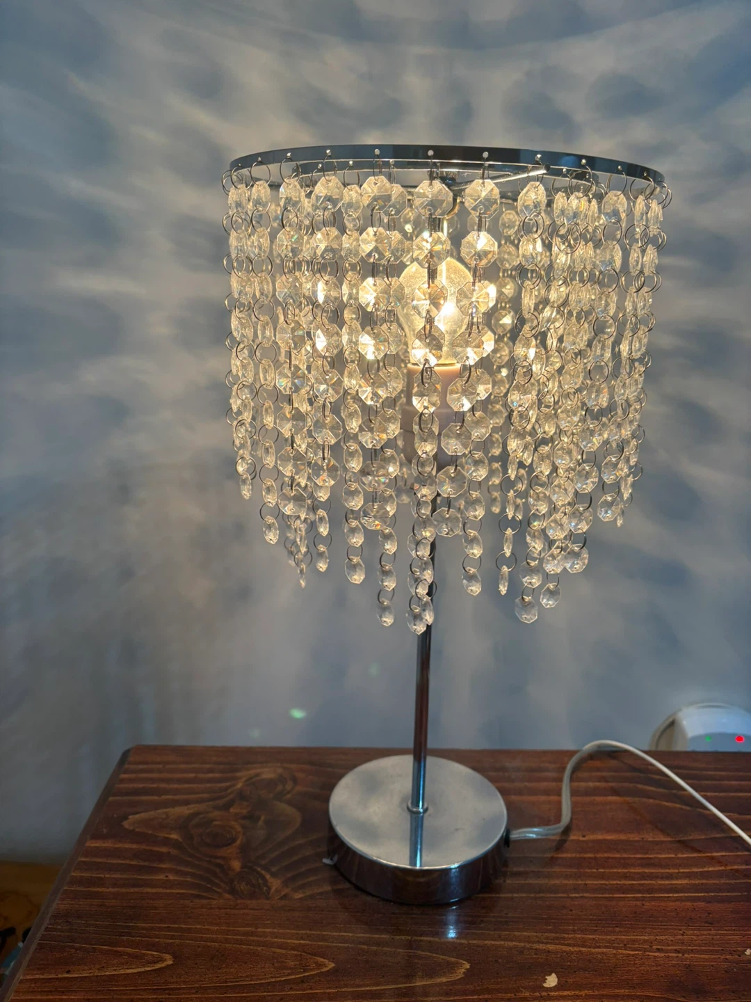 Crystal Beaded Table Lamp
