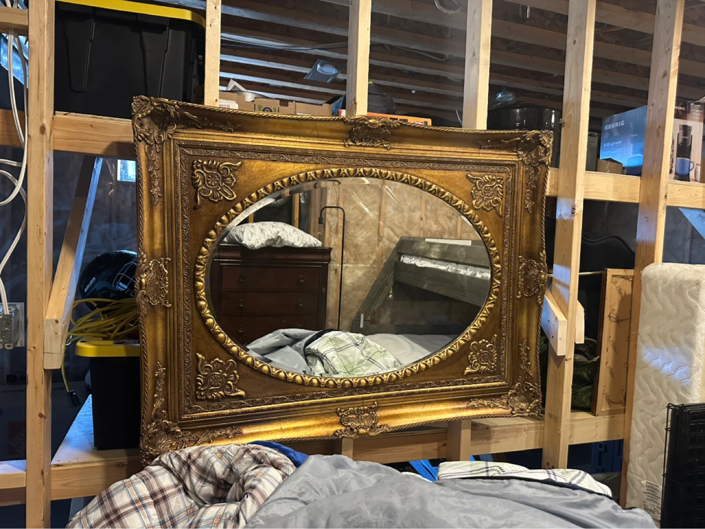 Ornate Gold Mirror
