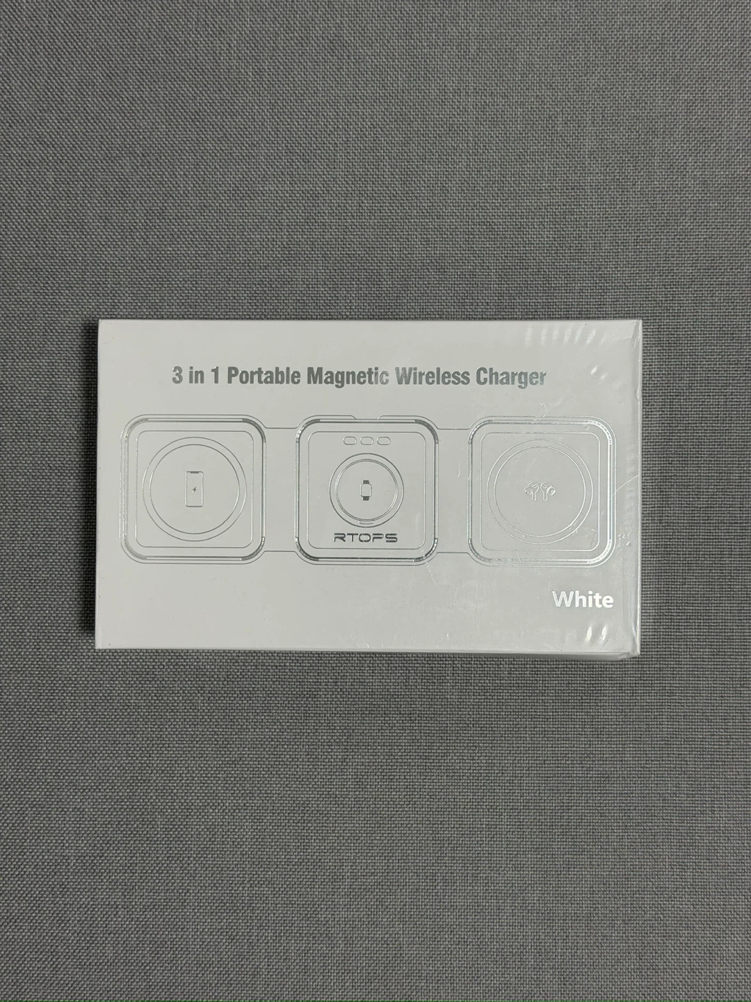 3-in-1 Portable Magnetic Wireless Charger Sealed