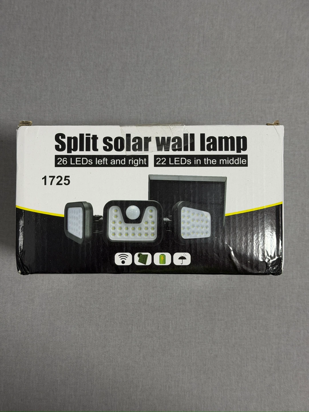 Split Solar Wall Lamp with 48 LEDs