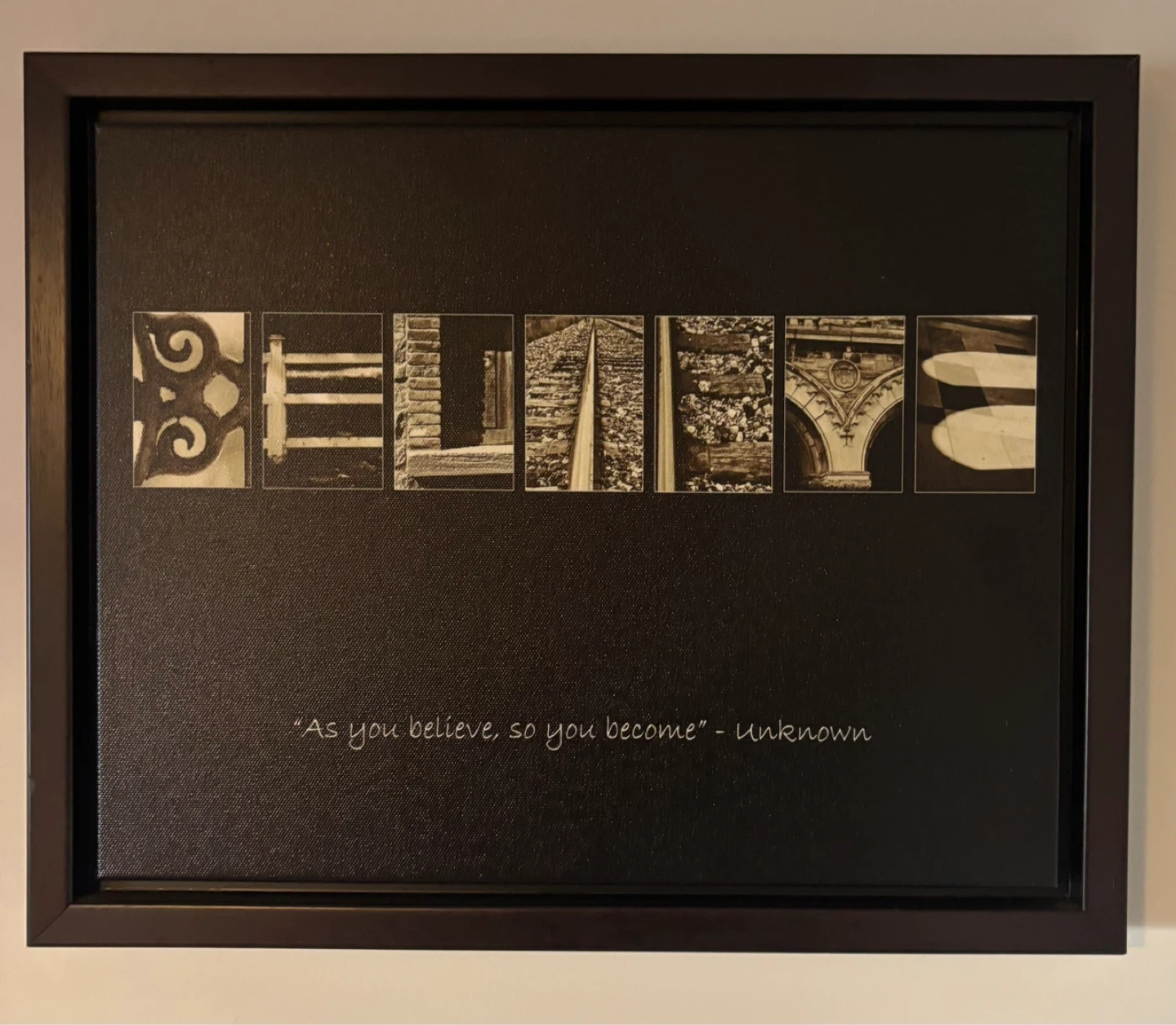 Believe Framed Art Print