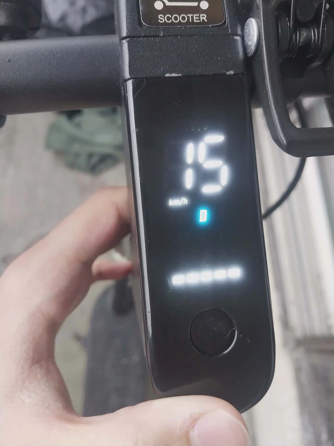 Black Electric Scooter