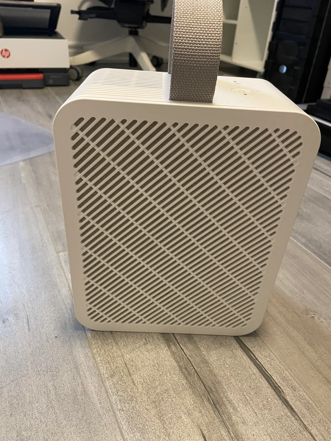 White Portable Air Purifier with Handle