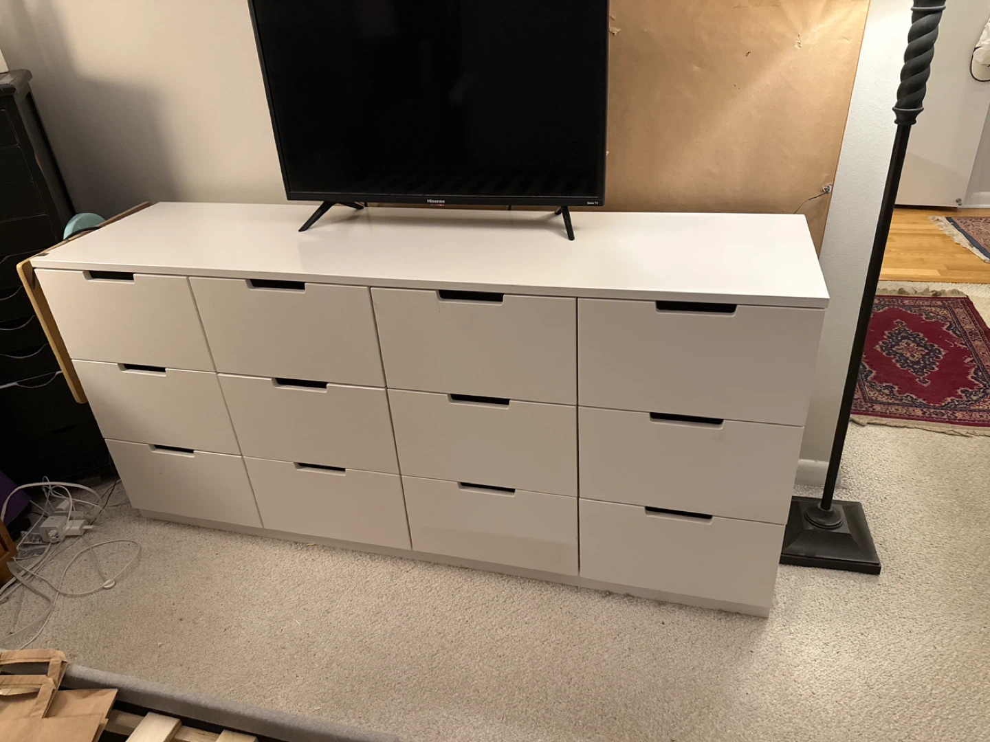 White Dresser with 12 Drawers - photo 3