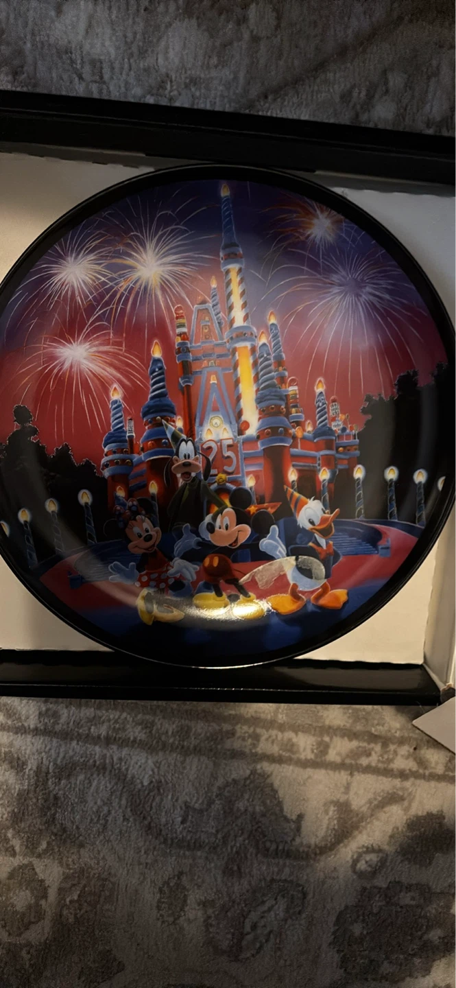The Art of Disney 25 Magical Years Collector Plate