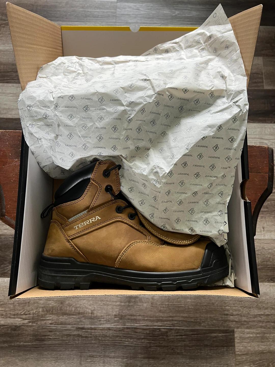 Terra Barricade 6" Composite Safety Toe Boots - Brown Size 9.5 - photo 5
