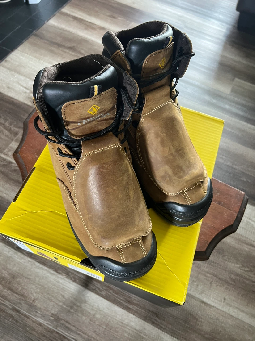 Terra Barricade 6" Composite Safety Toe Boots - Brown Size 9.5 - photo 4