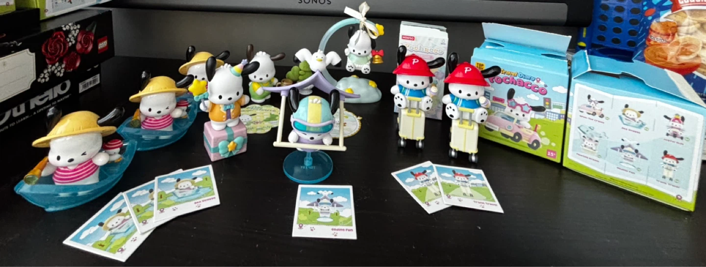 9 Minso Sanrio Blind Box Pochacco Figures NEW - photo 2