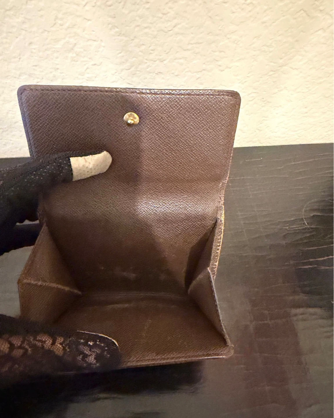 Louis Vuitton Small Bifold Wallet Damier Elise - photo 4
