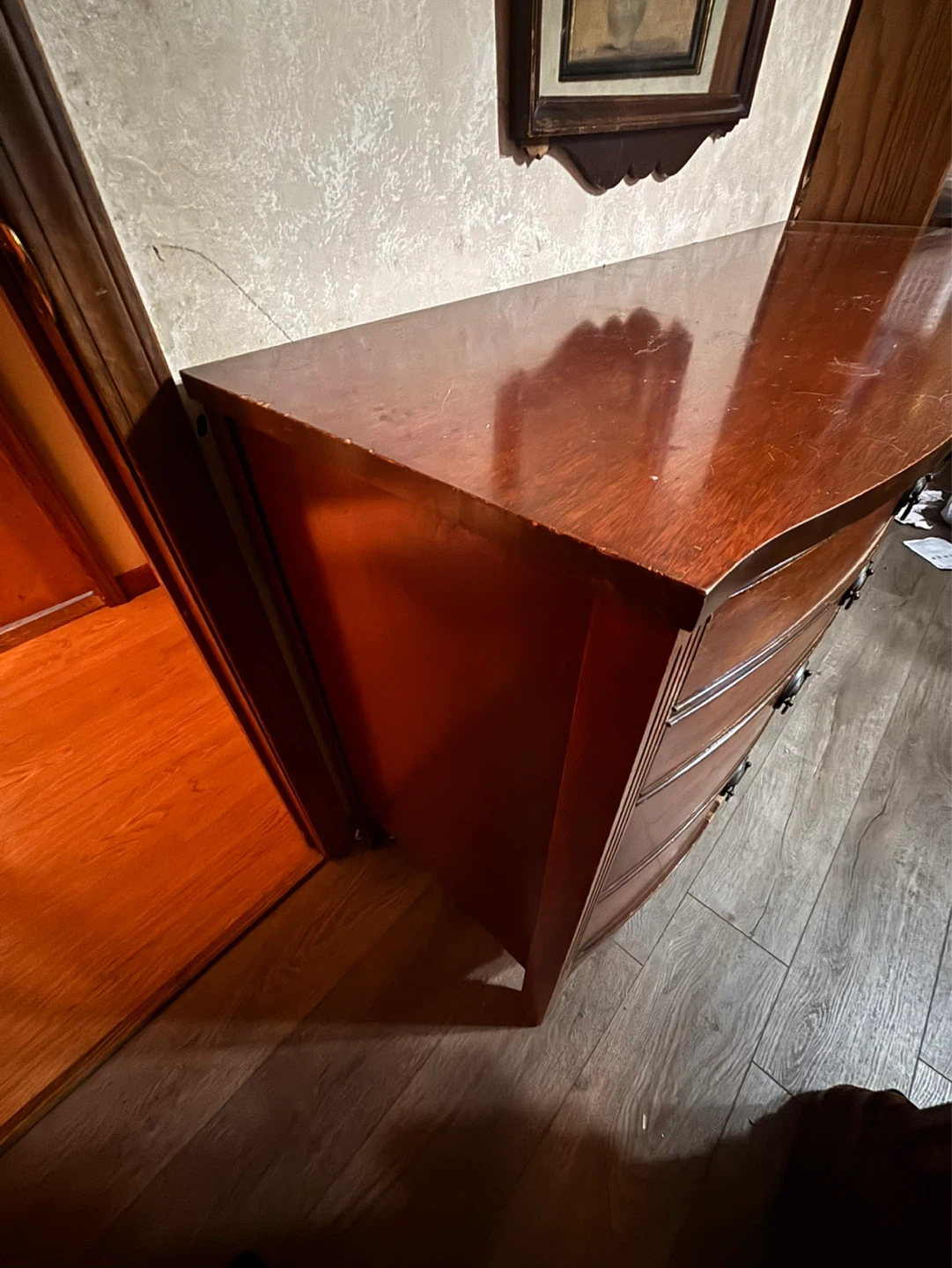 Wooden Dresser with Curved Front - photo 5