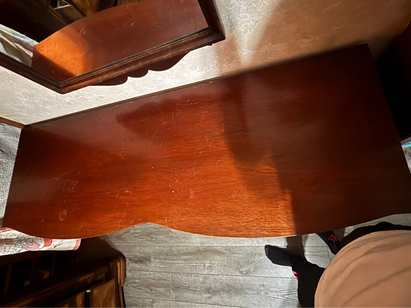 Wooden Dresser with Curved Front - photo 3