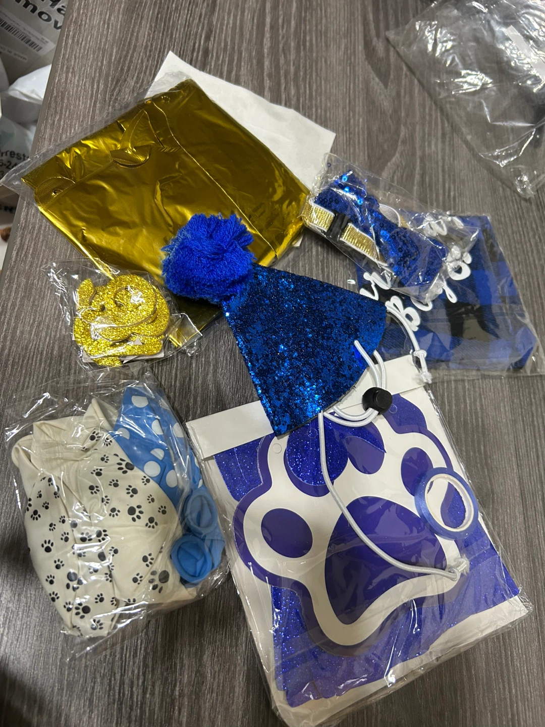 New-Small Vat & Dog Birthday Party Kit!