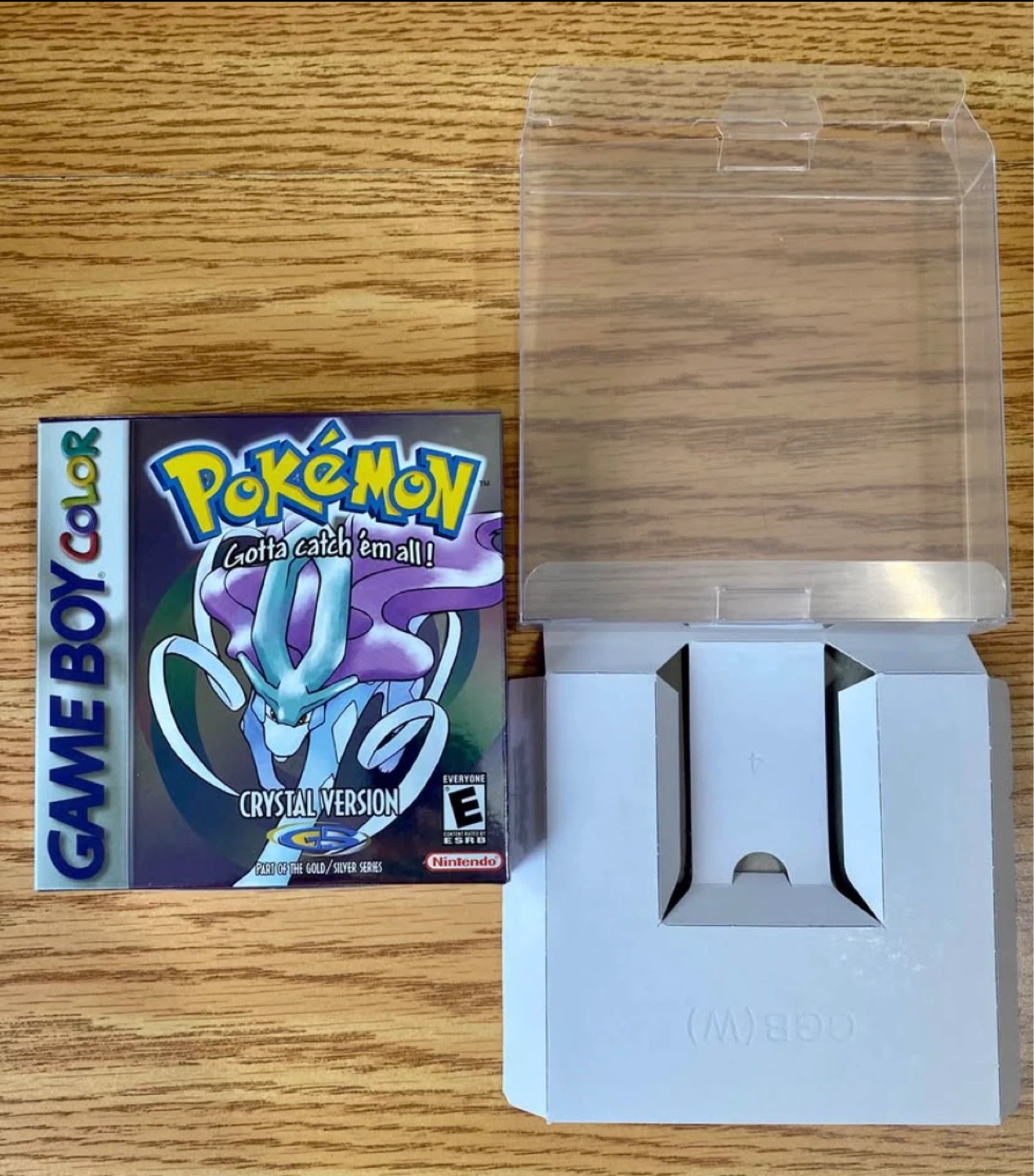 Pokémon Crystal Replacement box + Case (No Cartridge)