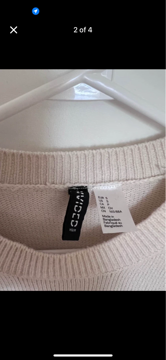 H&M Striped Crewneck Sweater Size S - photo 3
