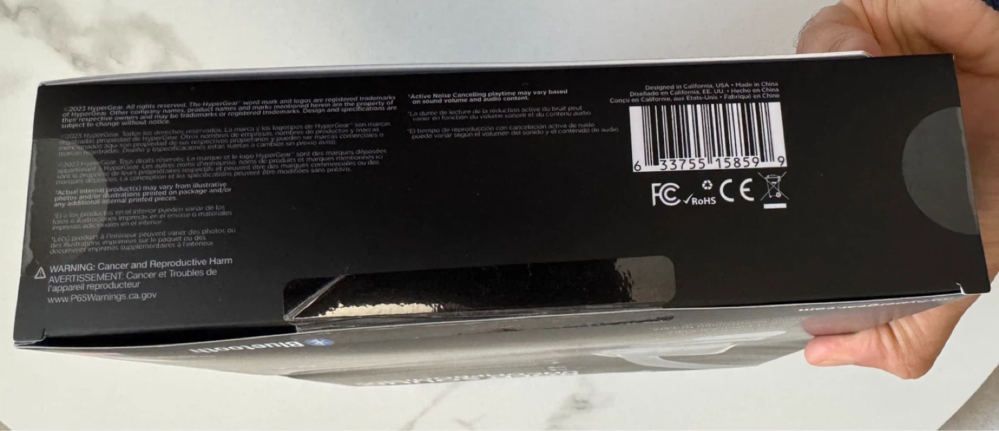 HyperGear Stealth 2 Active Noise Cancelling Wireless Headphones - photo 4