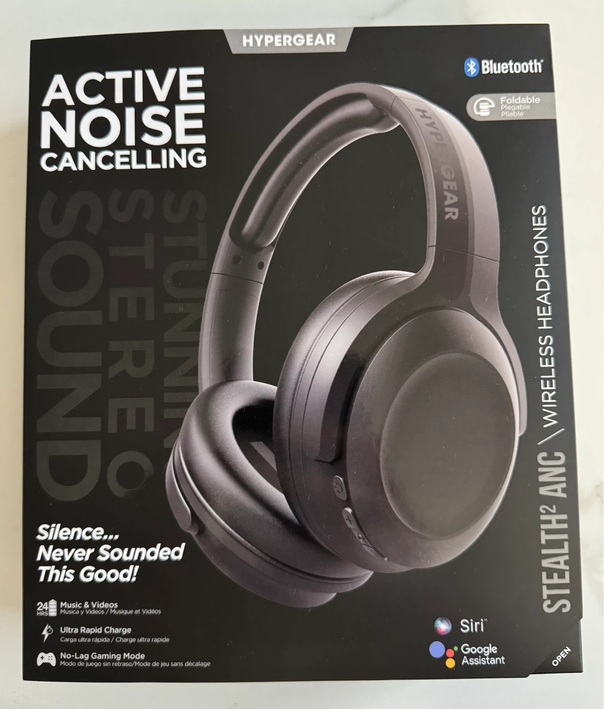 HyperGear Stealth 2 Active Noise Cancelling Wireless Headphones