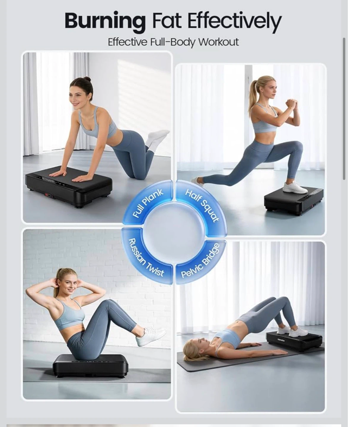 Vibration Plate Exercise Machine - photo 3