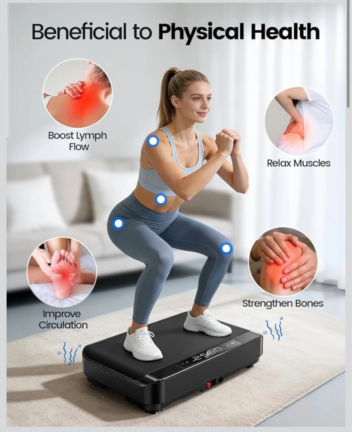Vibration Plate Exercise Machine - photo 2