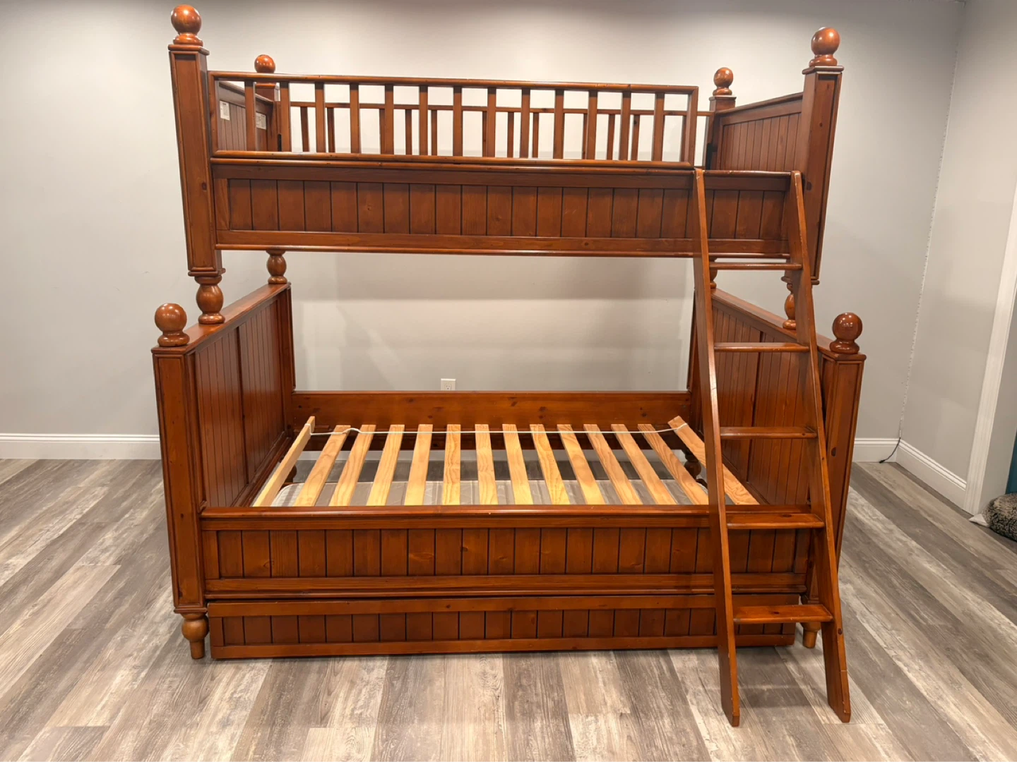 Pottery Barn Kids Wooden Bunk Bed with optional Trundle