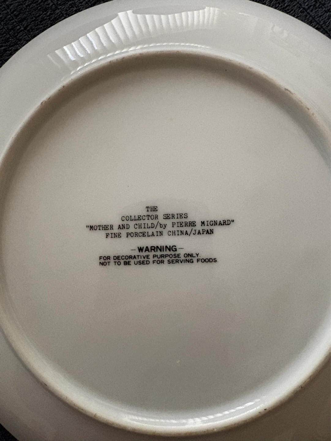 Collector plate - Mother & Child - photo 4