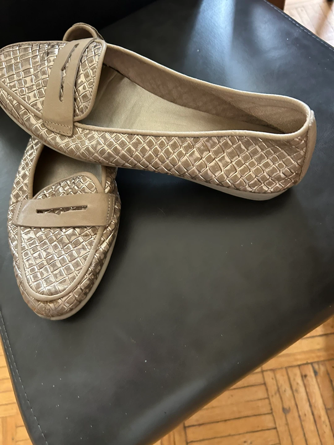 The Flexx Women's Loafers - Gold Woven - photo 2