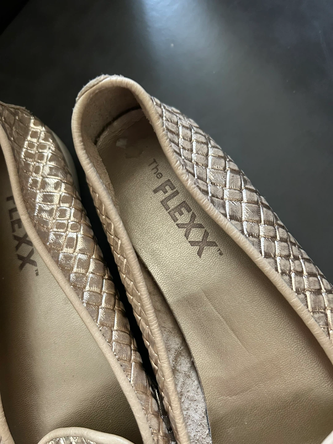 The Flexx Women's Loafers - Gold Woven - photo 3