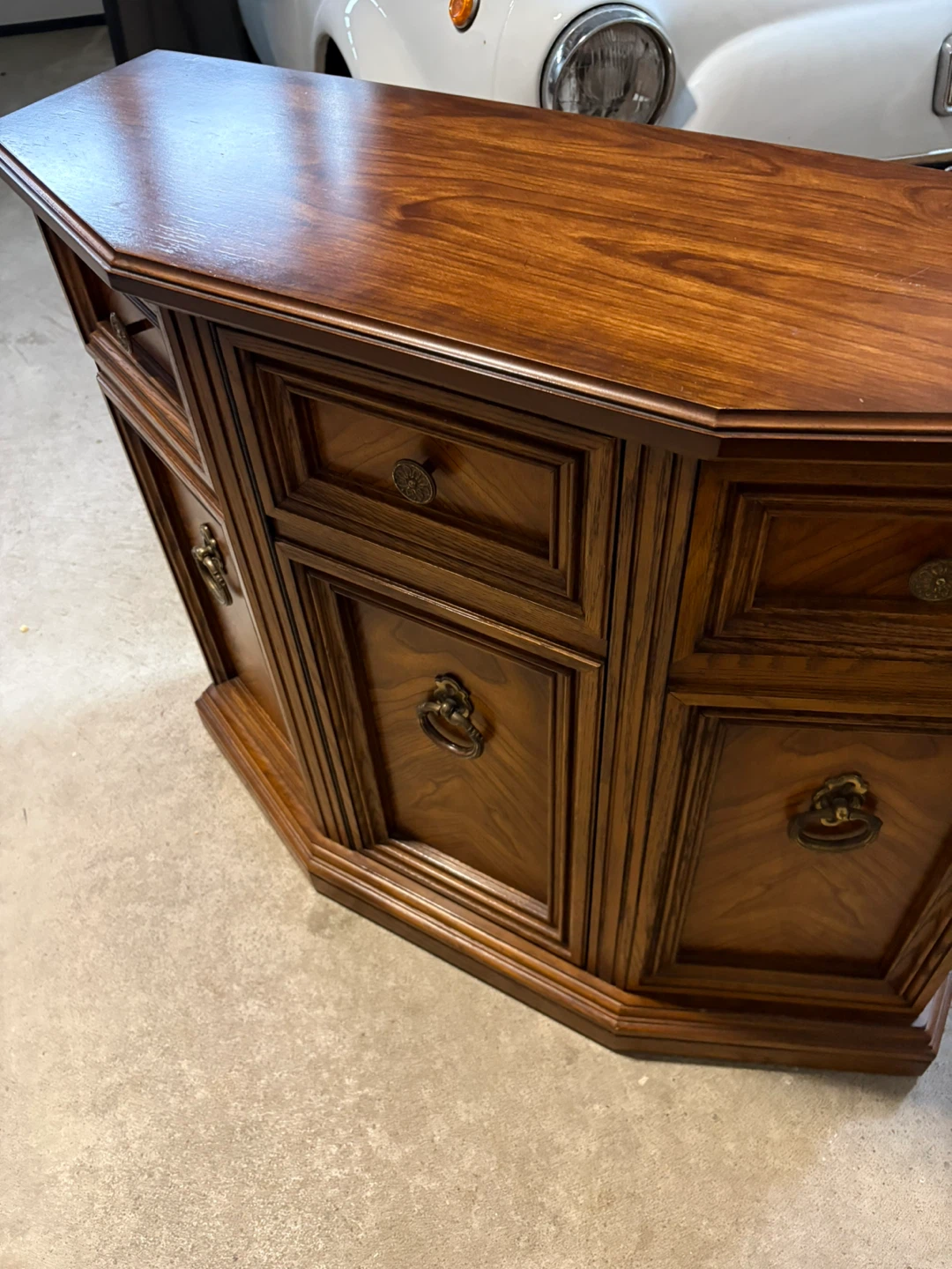 Craftline Wood Side Table with Cabinet