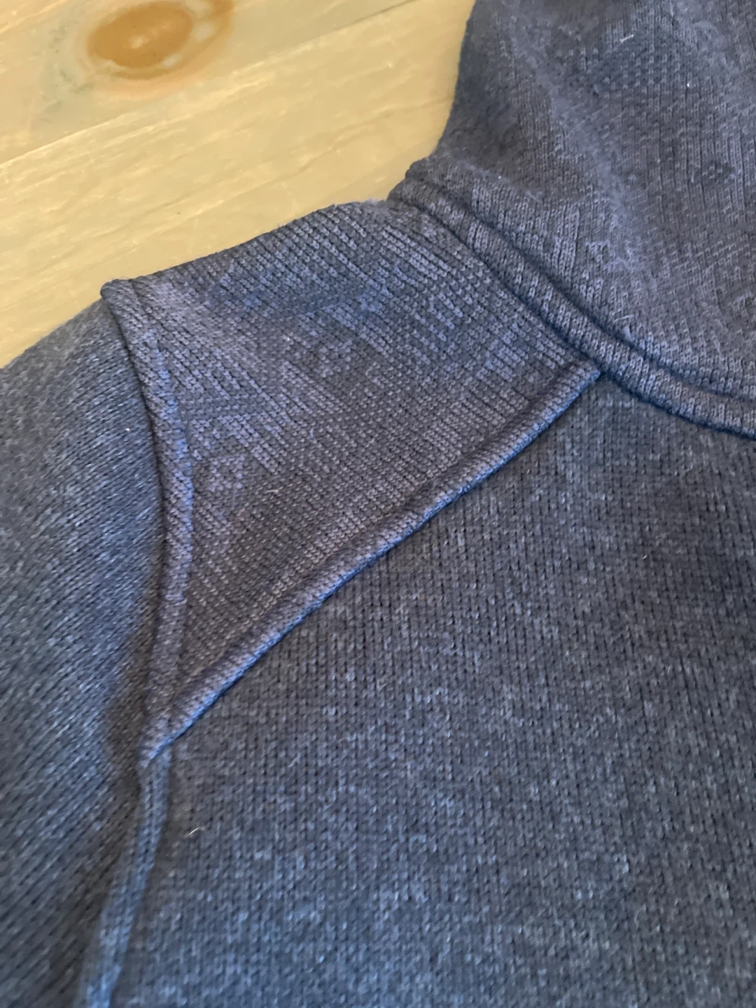 Patagonia navy Hooded textile Jacket large - photo 5