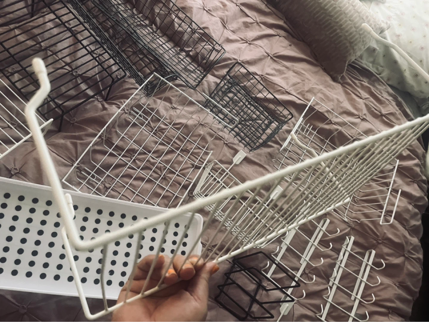 Assorted Wire Baskets and Storage Trays - photo 2