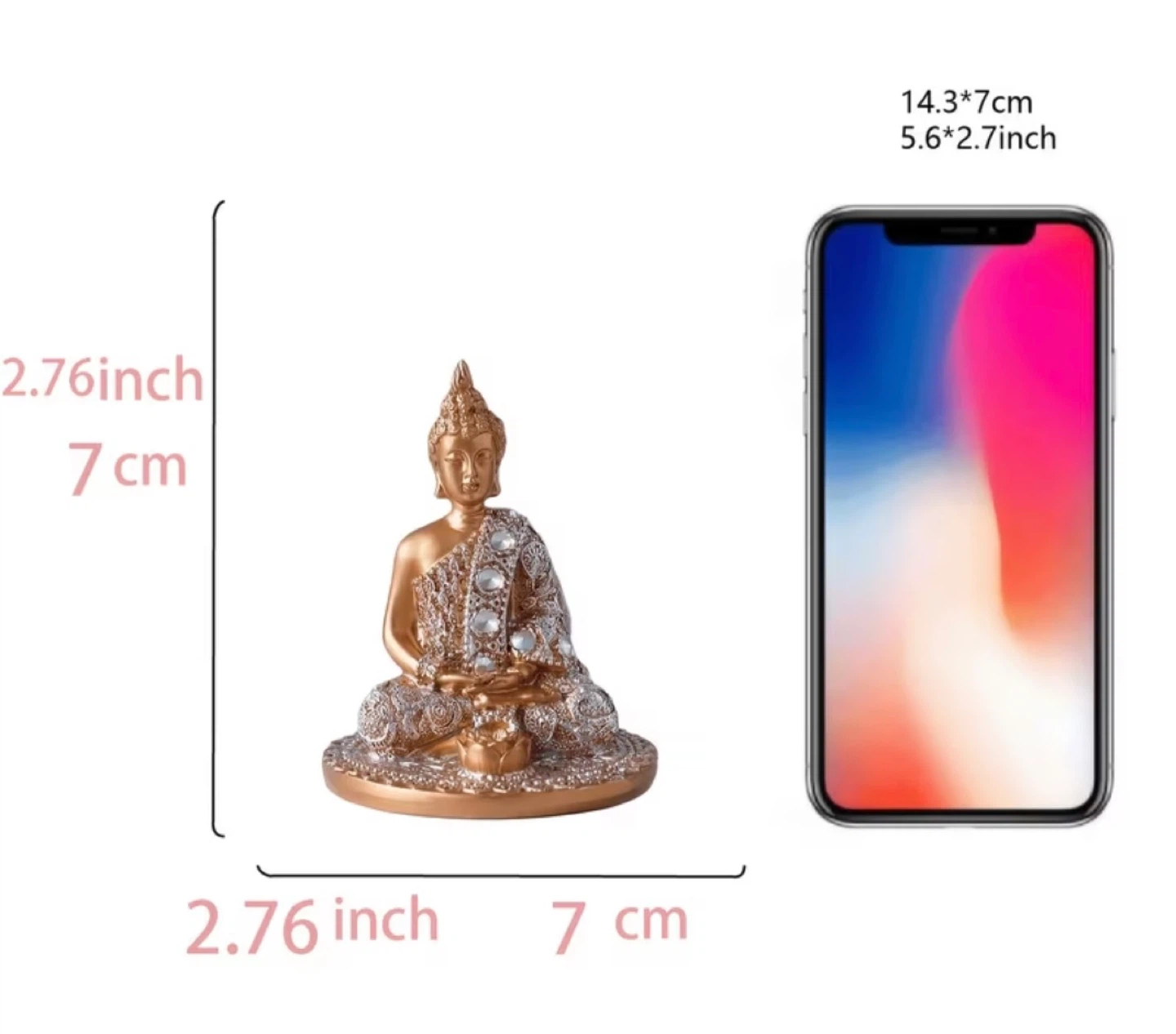 Gold Buddha Incense Holder - photo 4