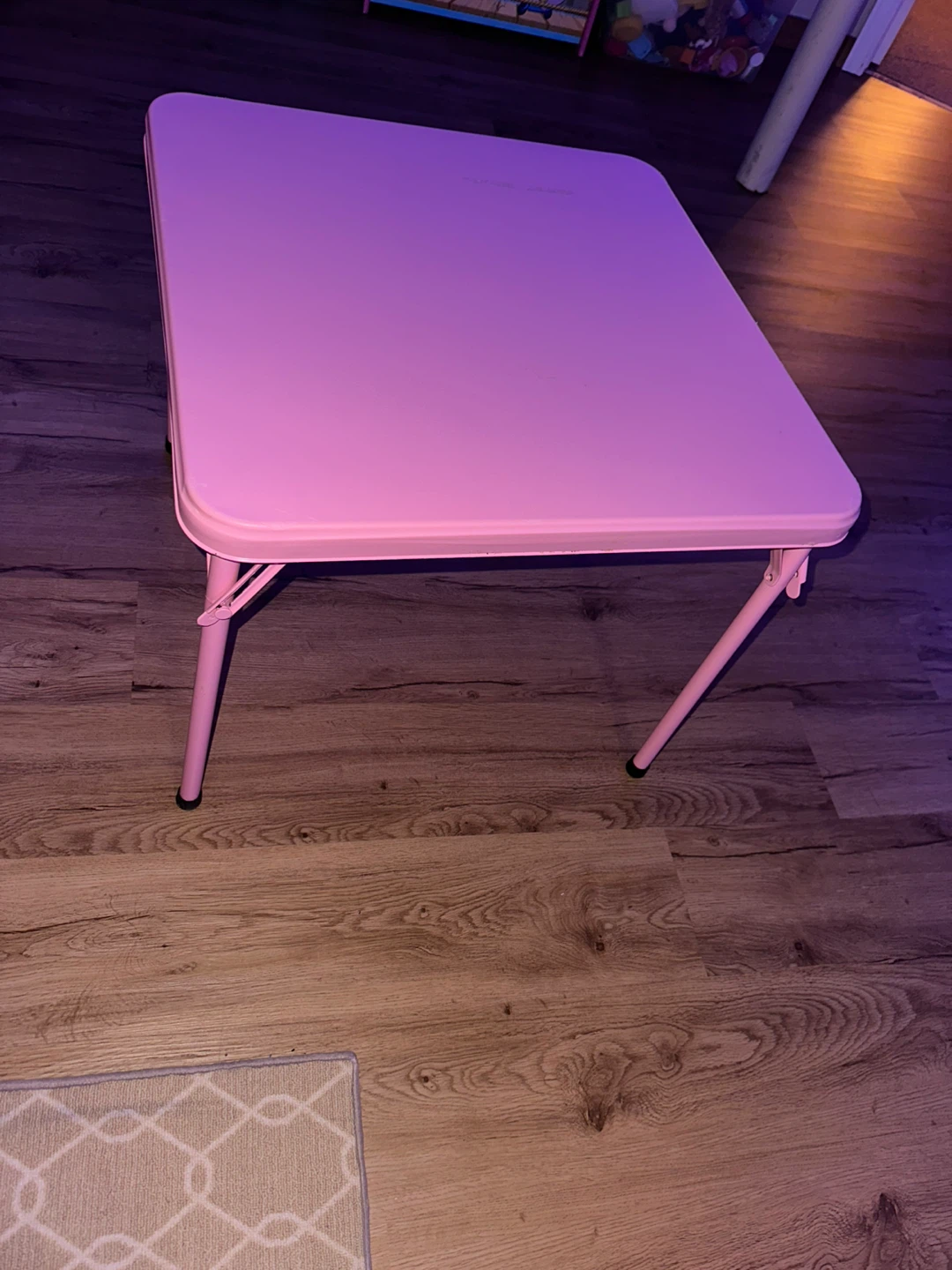 Pink Folding Kids Table and Chair Set - photo 2