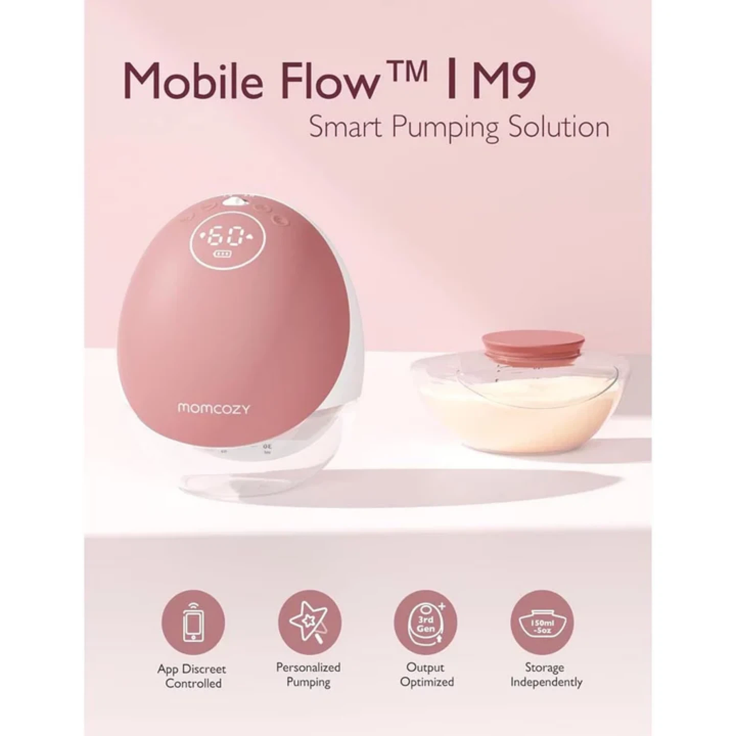 Momcozy Mobile Flow M9 Smart Pumping Solution