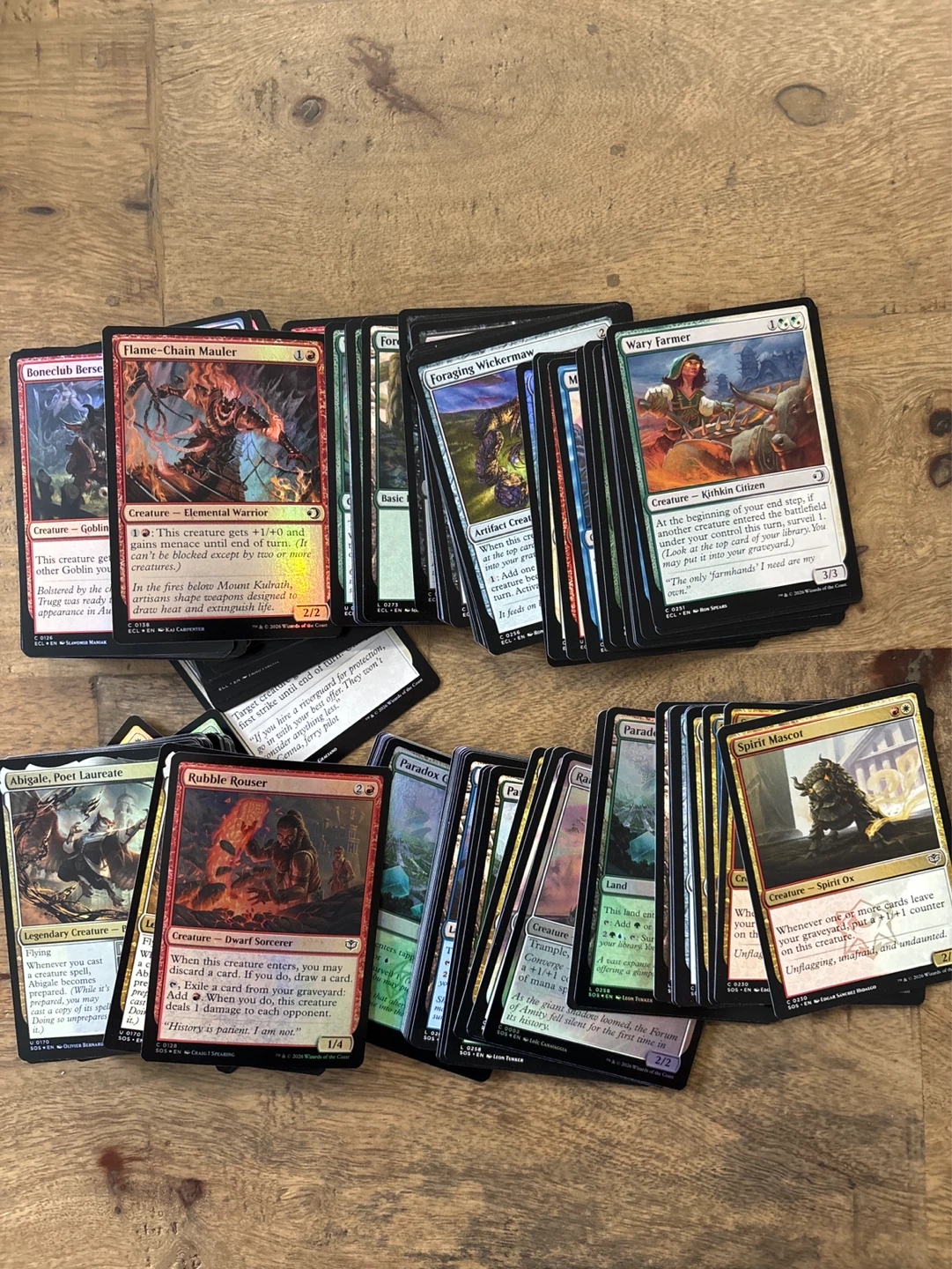 Lot of MTG from Secrets of Strixhaven and Lorwyn Eclipsed