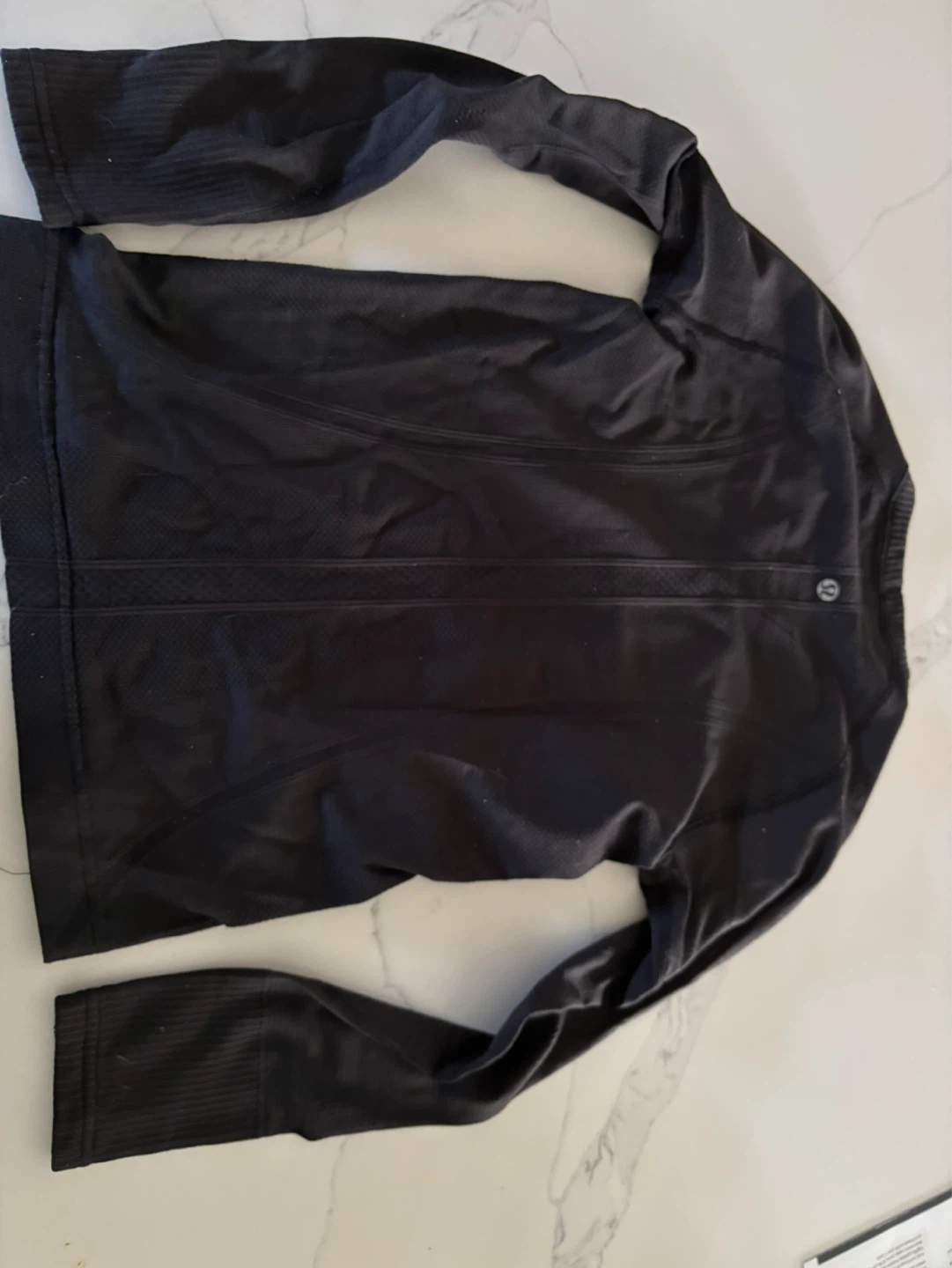 Lululemon Black Long Sleeve Athletic Top - photo 3
