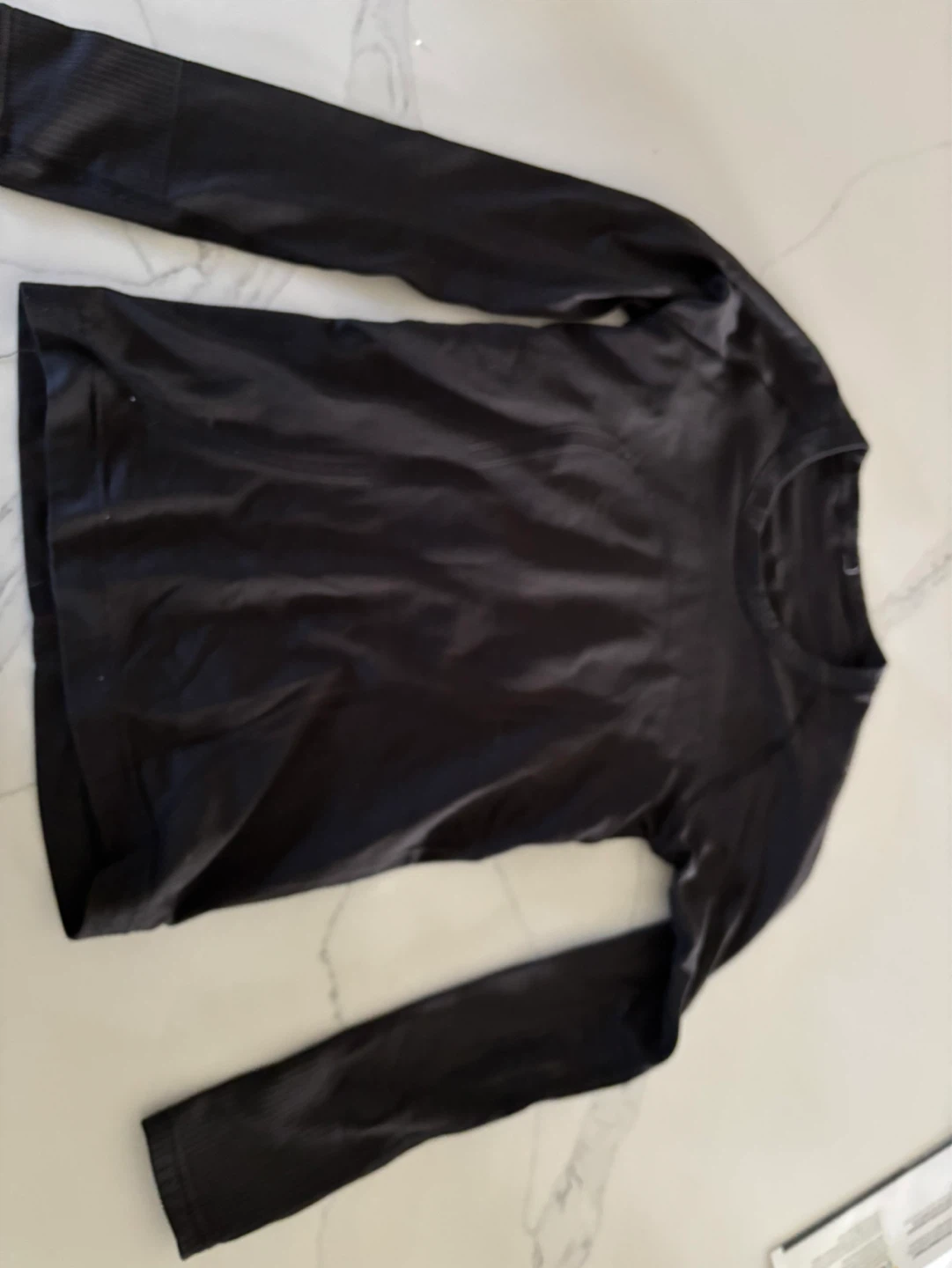 Lululemon Black Long Sleeve Athletic Top