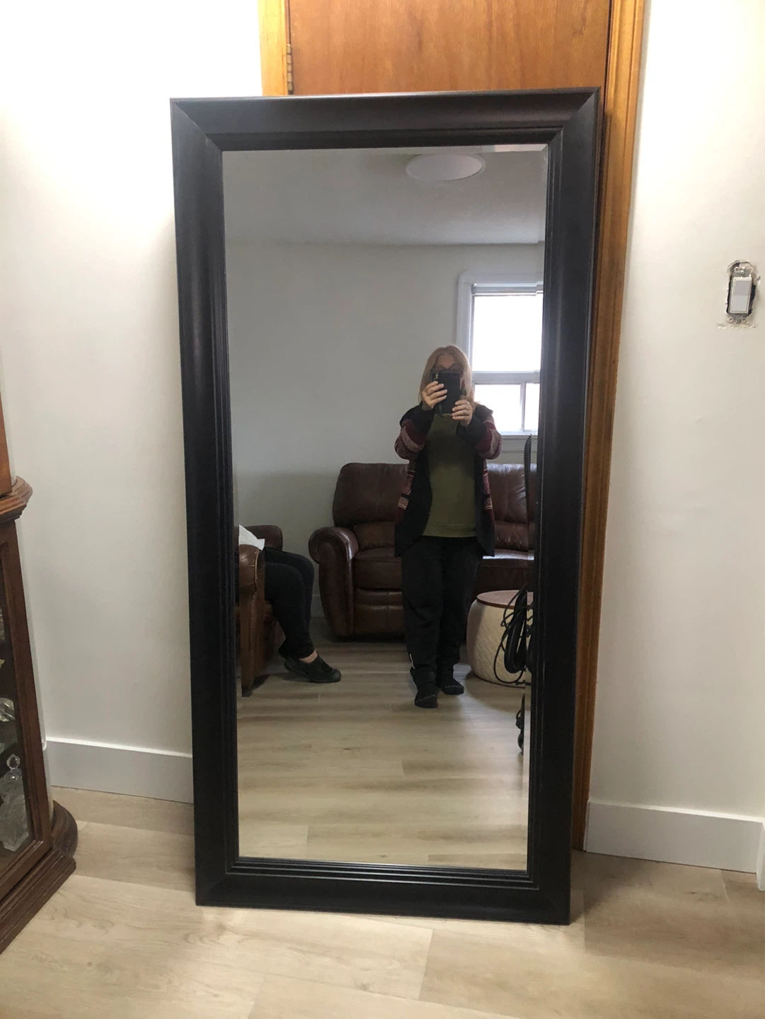 Black Framed Full Length Mirror