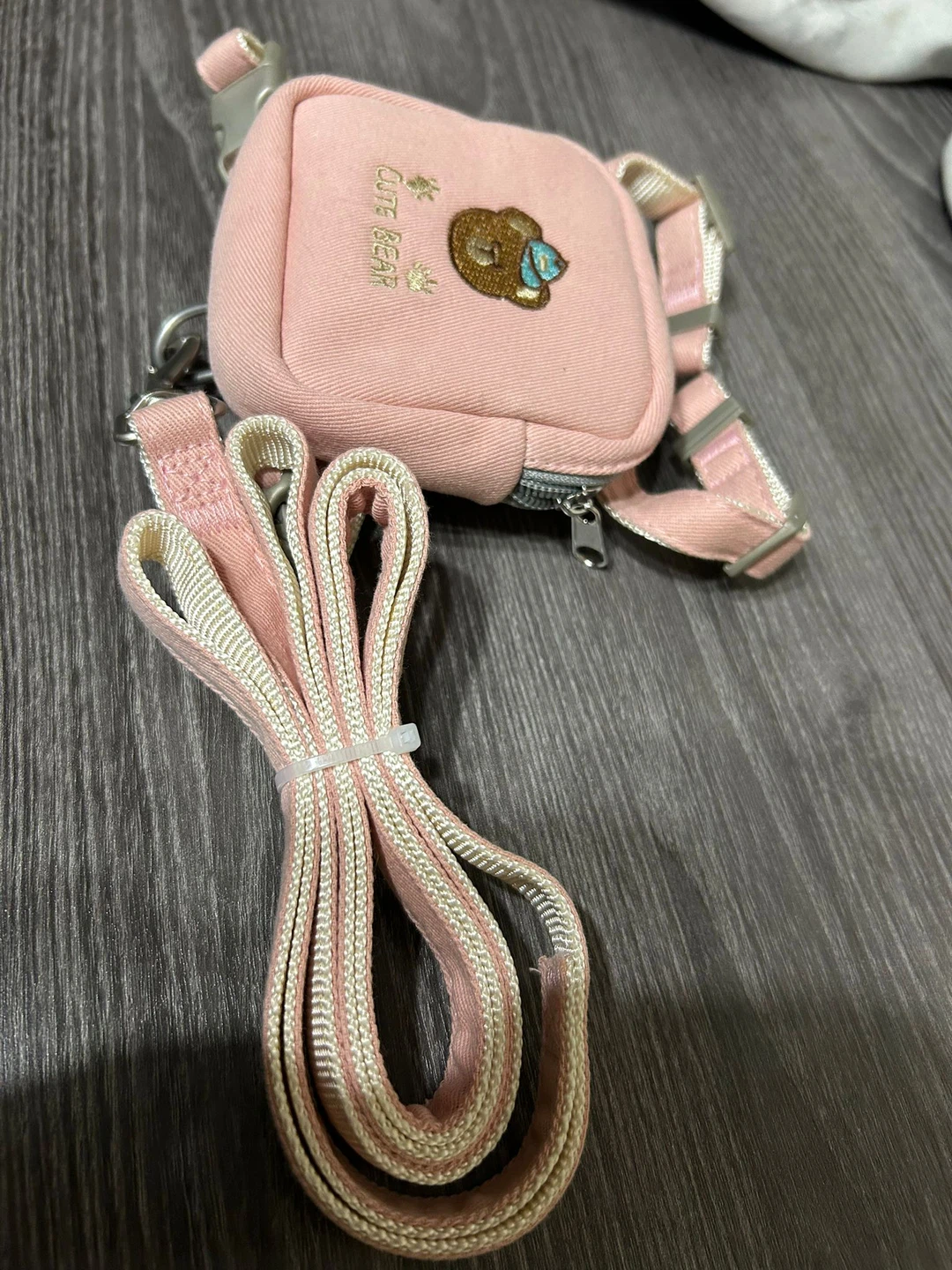 New-Pink Pet Harness and Leash Set